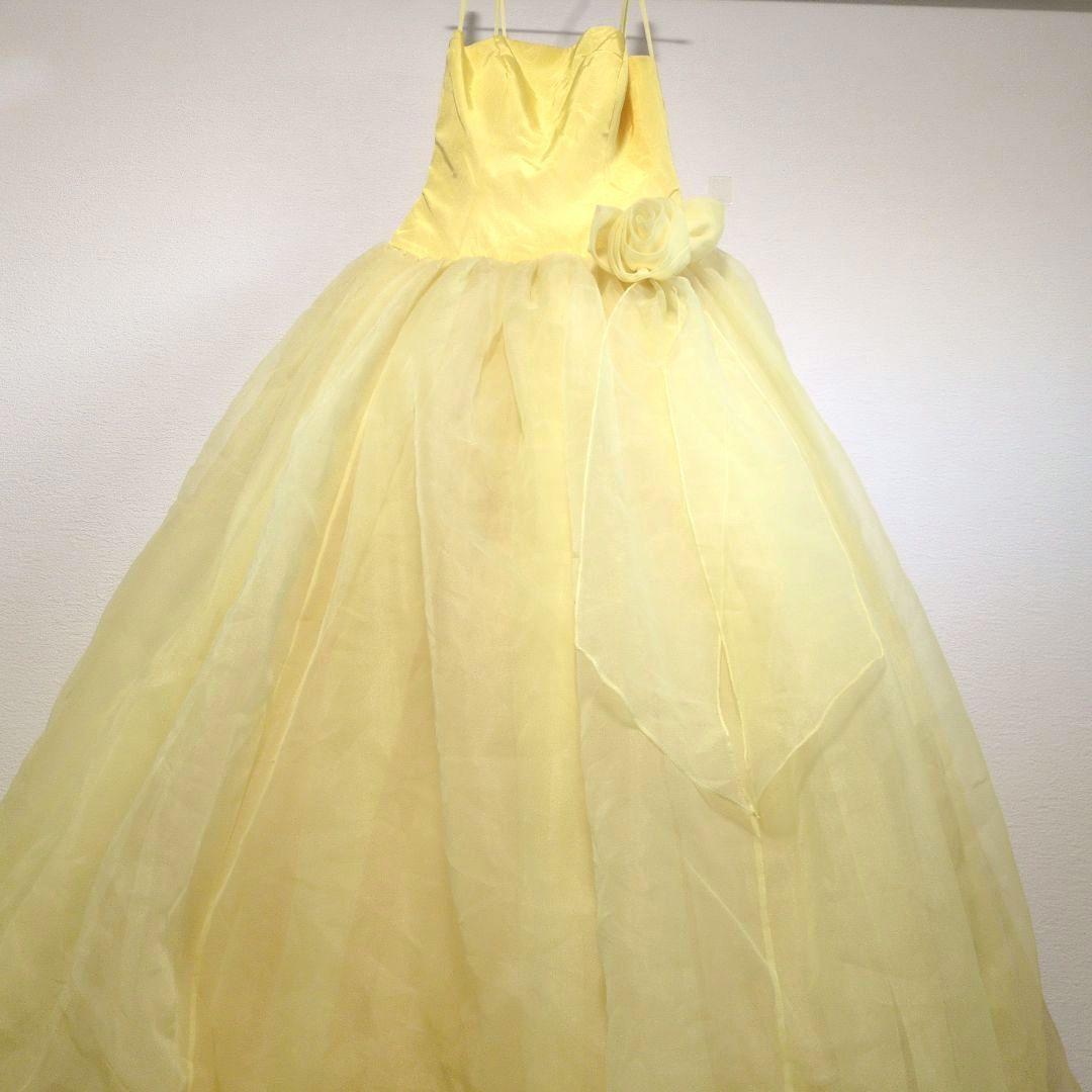 【Dress Block】カラードレス イエロー 9号ステージ衣装 ウエディング