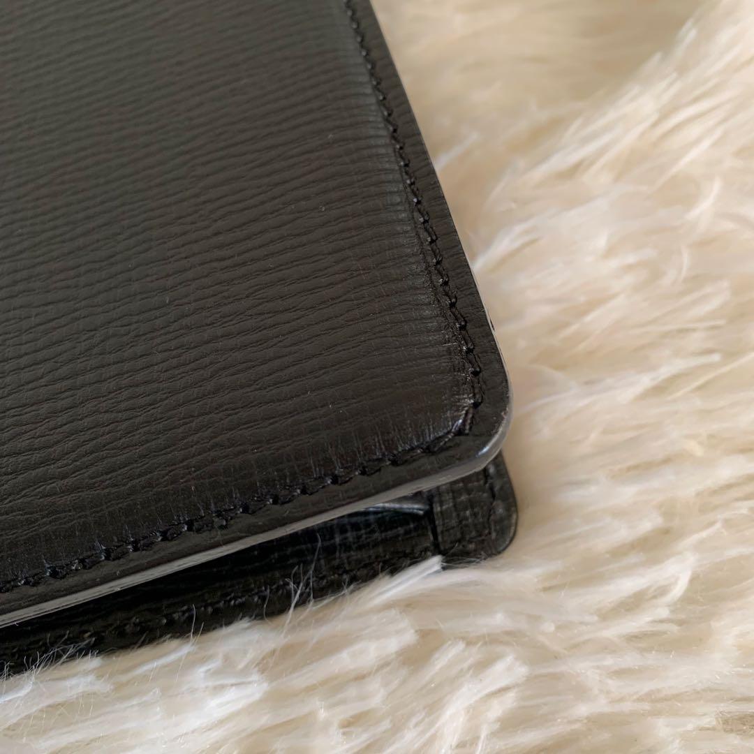 美品❣️BURBERRY ビジネスバッグ ペンチェック レザー 黒　鍵付　A4可能