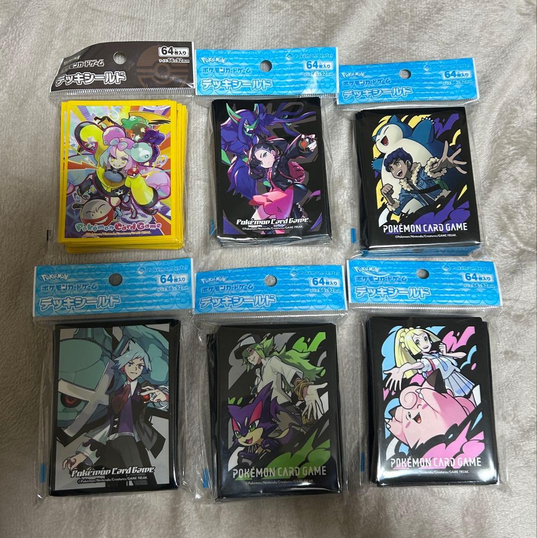 ポケモンカードゲーム スリーブセット 6個まとめ売り　デッキシールド