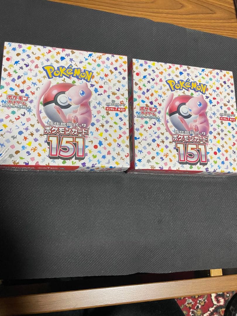 【シュリンク付き】ポケモンカード151 2box 未開封