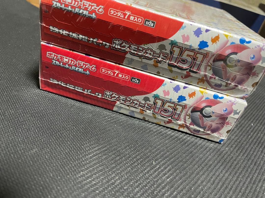 【シュリンク付き】ポケモンカード151 2box 未開封