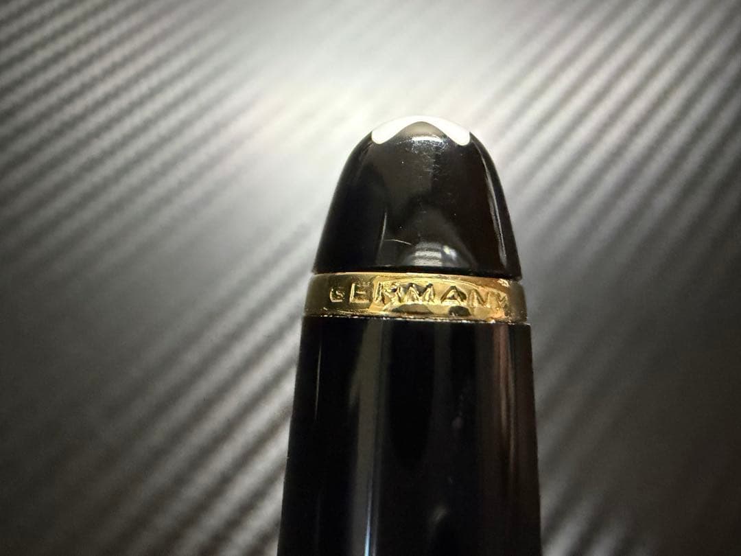 極美品 エボナイト芯 モンブラン 144 ブラック 全金 EF 極細字 万年筆