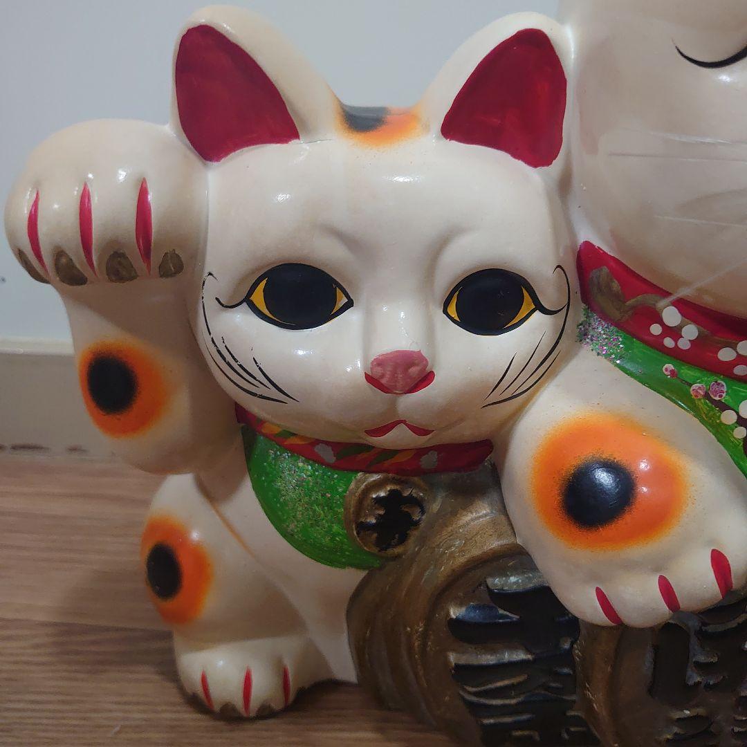 招き猫　昭和レトロ