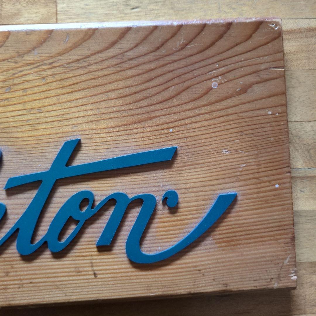 希少 レア PENDLETON 木製 看板 ディスプレイ