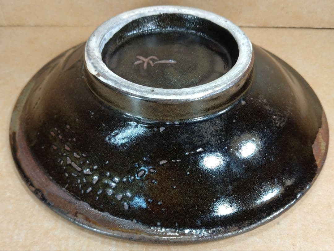 【本物保証】金城次郎 壷屋焼 魚紋皿 共箱 栞 人間国宝 壺屋焼 希少作品