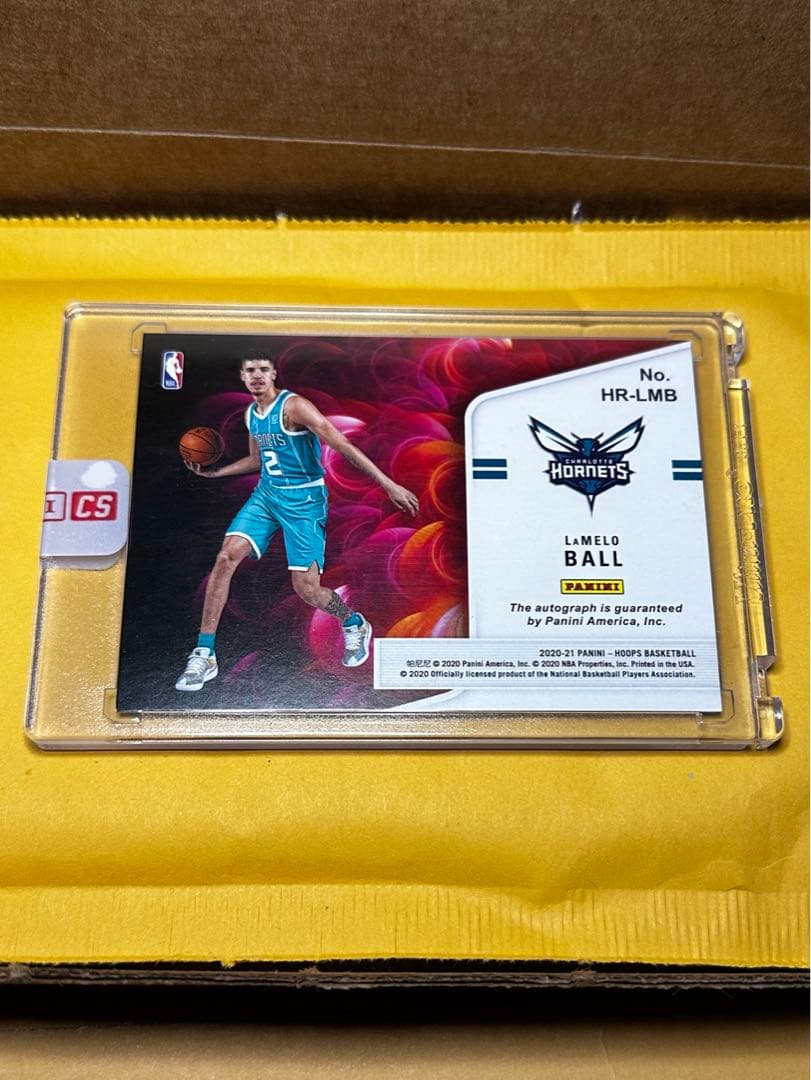 NBAカード　ラメロ・ボール　サイン