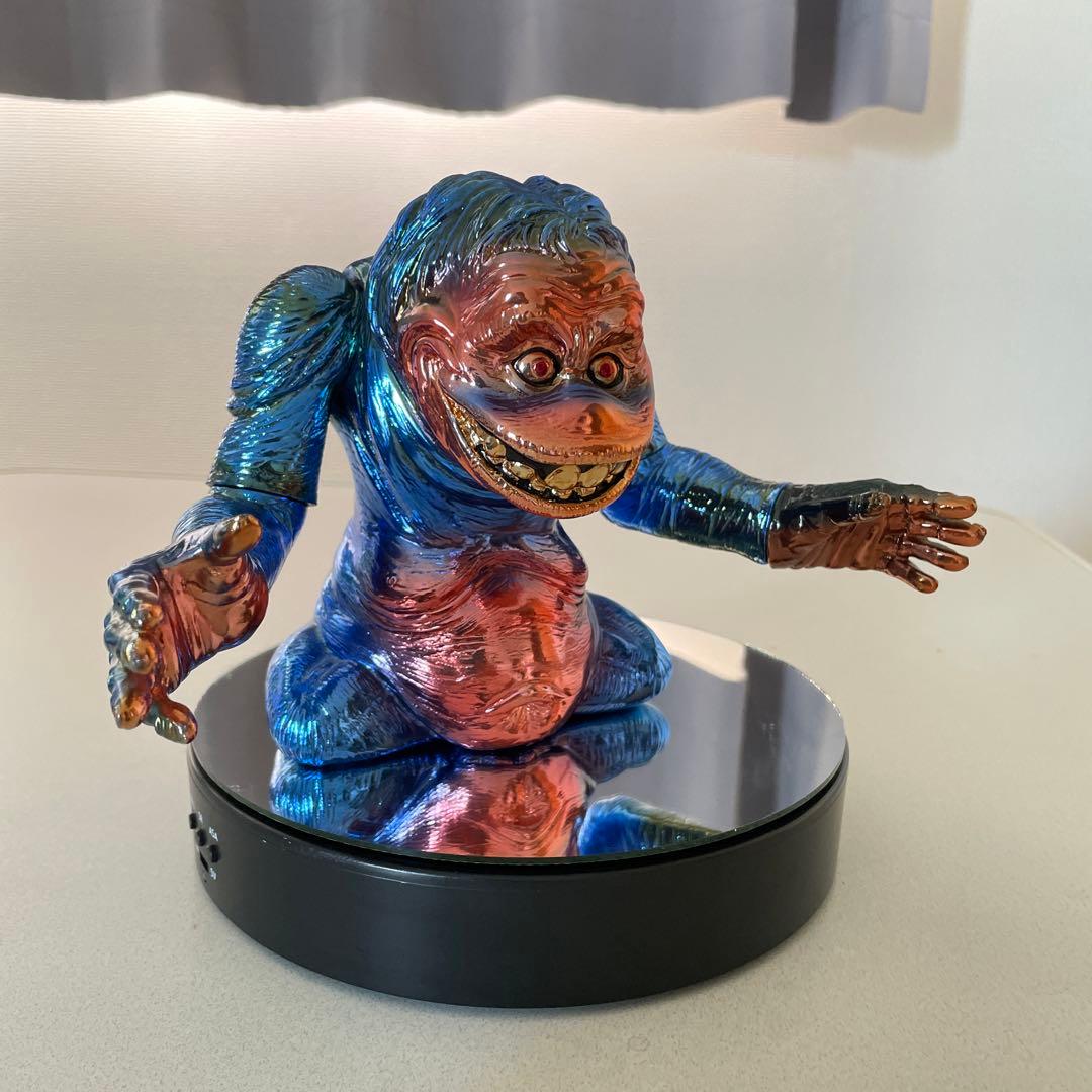 テケテケ　kudan特注カラー　「明鏡止水」　メタリック　ソフビ　学校の怪談