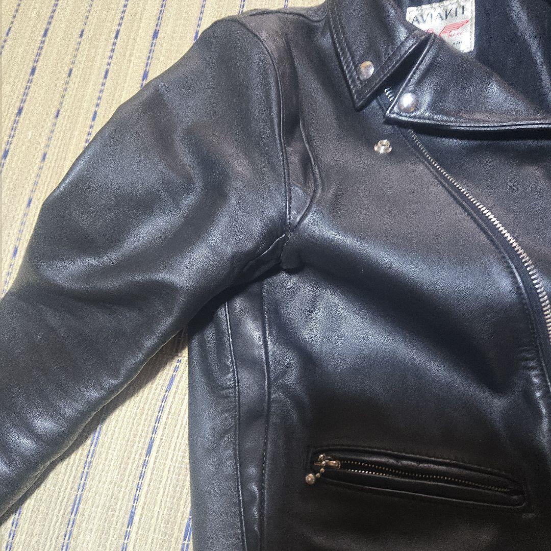 連休限定値下げルイスレザー　サイクロン　ライダース　タイトフィット