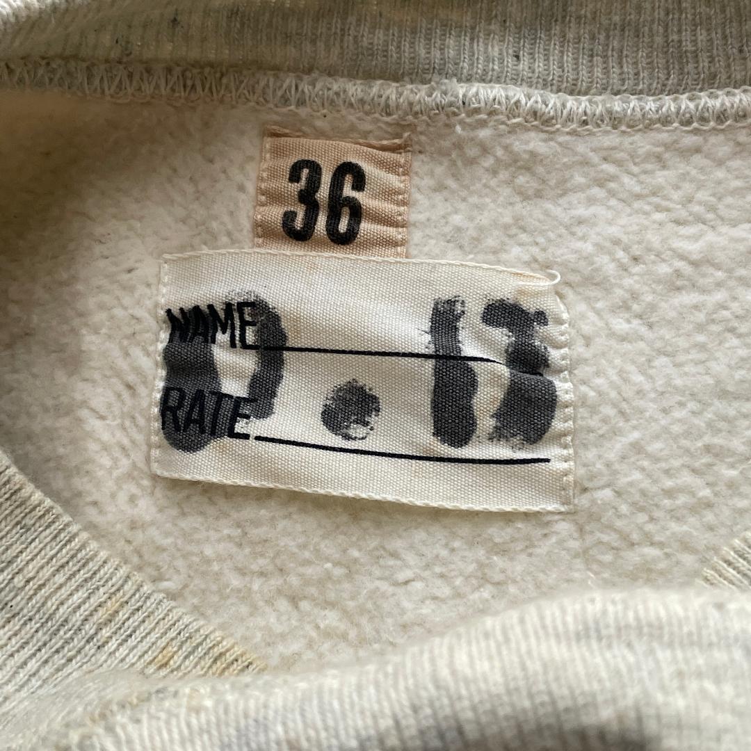 1940s US NAVY スウェット 上下セットアップ 前V 大戦