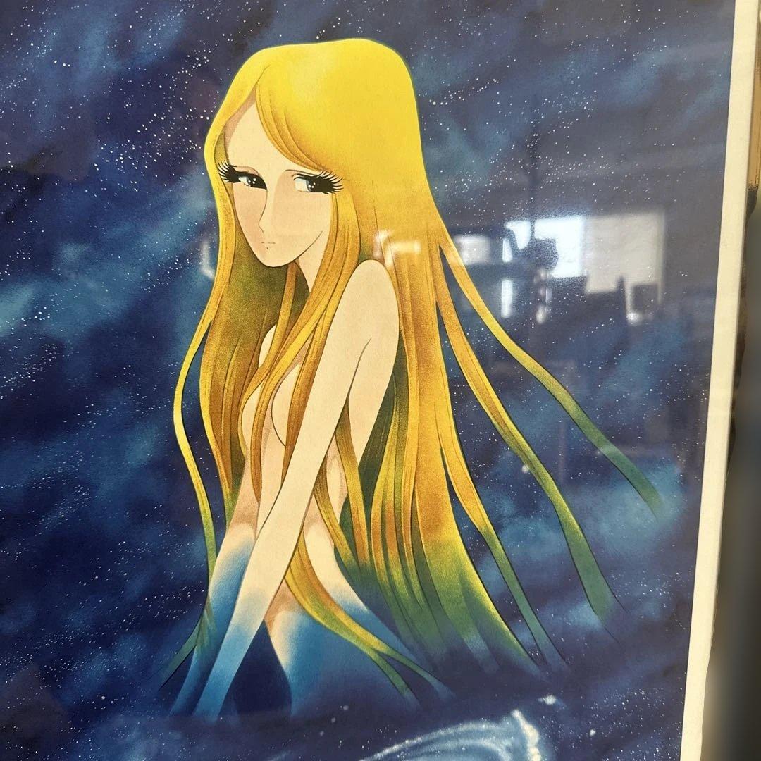 松本零士　宇宙戦艦ヤマト「テレサ銀河への想い」　シルクスクリーン