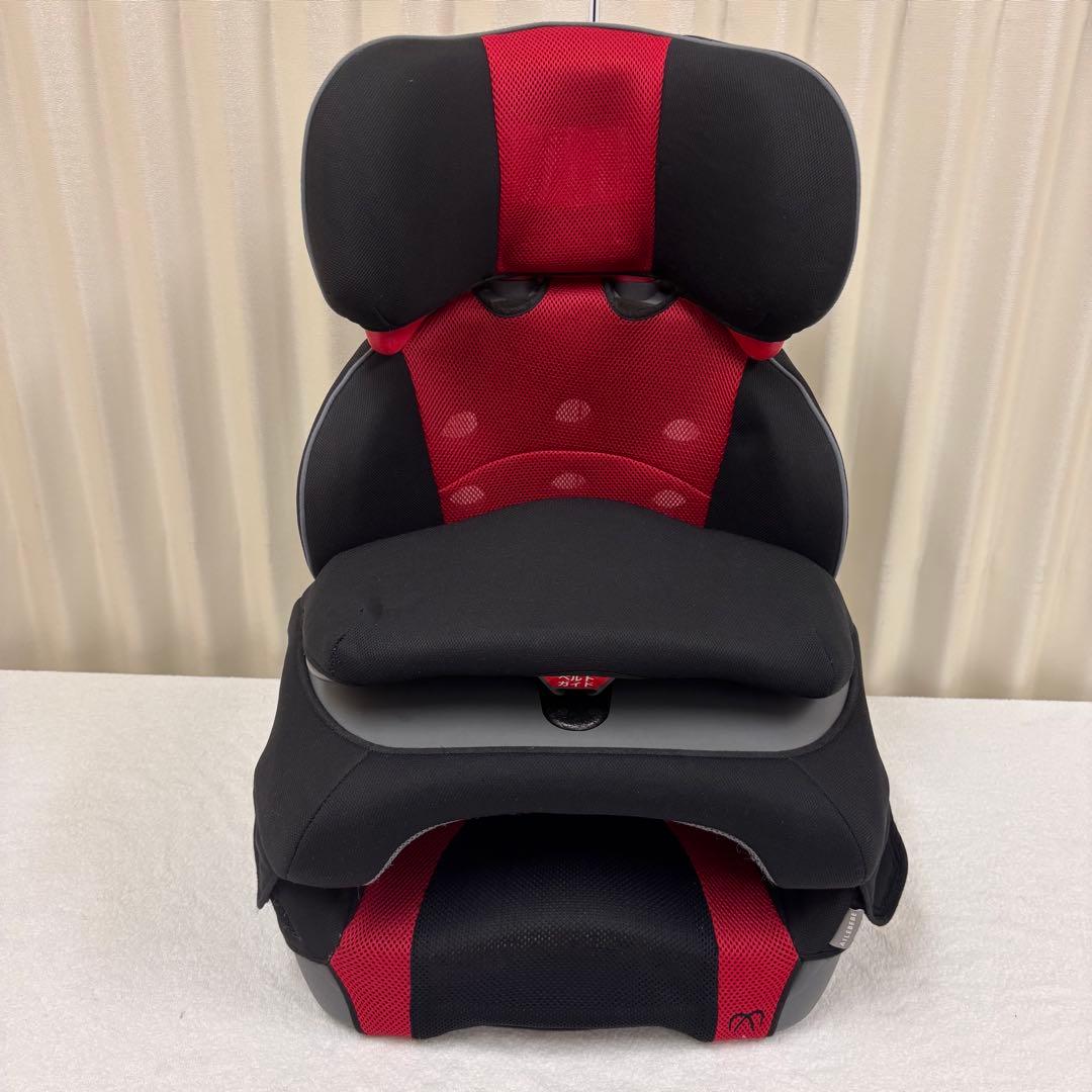 クリーニング済　☆綺麗☆　1〜11才　エールべべ　サラット3ステップⅡ　レッド黒