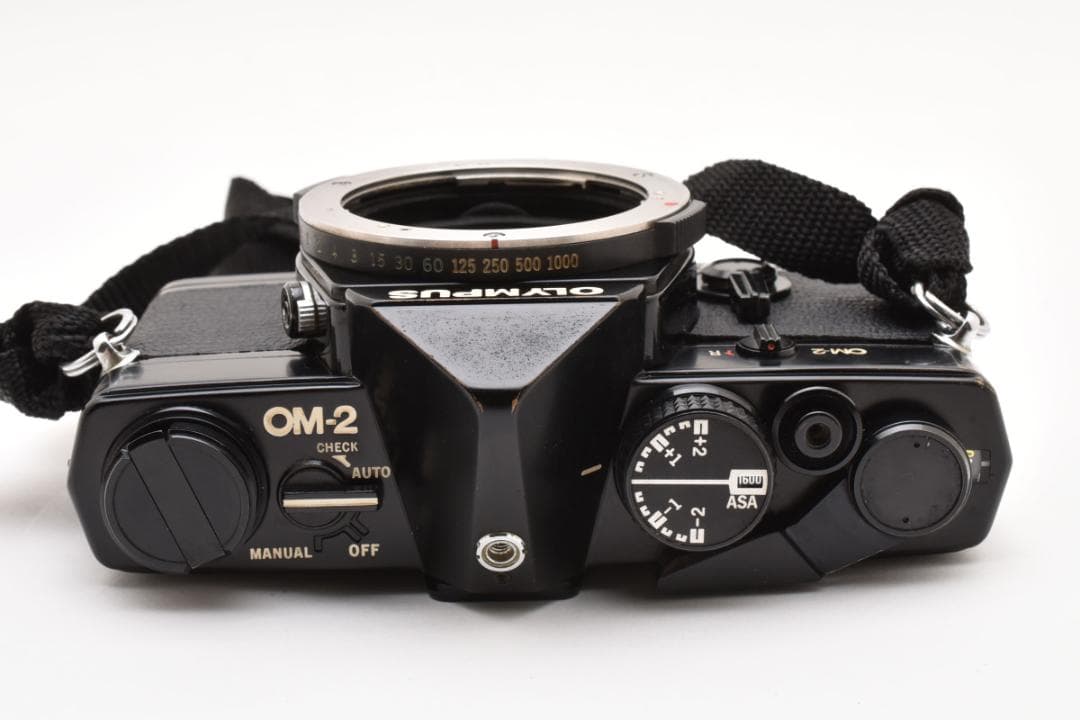 良品 OLYMPUS オリンパス OM-2 ブラック モルト新品交換済 M640