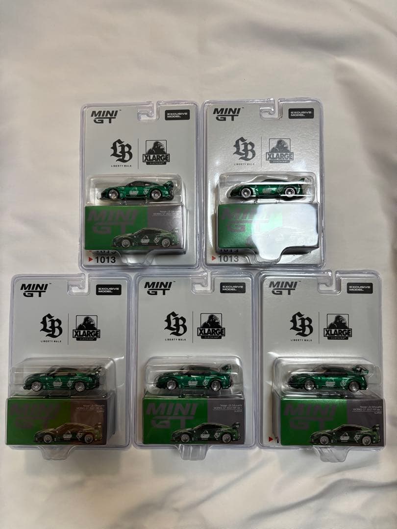 5セット　XLARGE × LIBERTY WALK MINI GT1/64