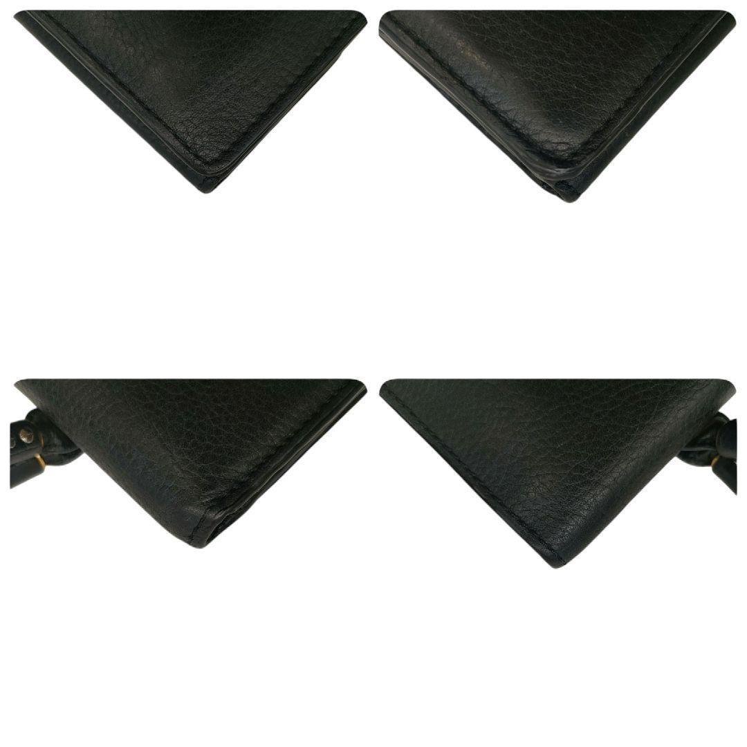 クロエ　二つ折り財布　マーシースクエアウォレット　ブラック　MARCIE