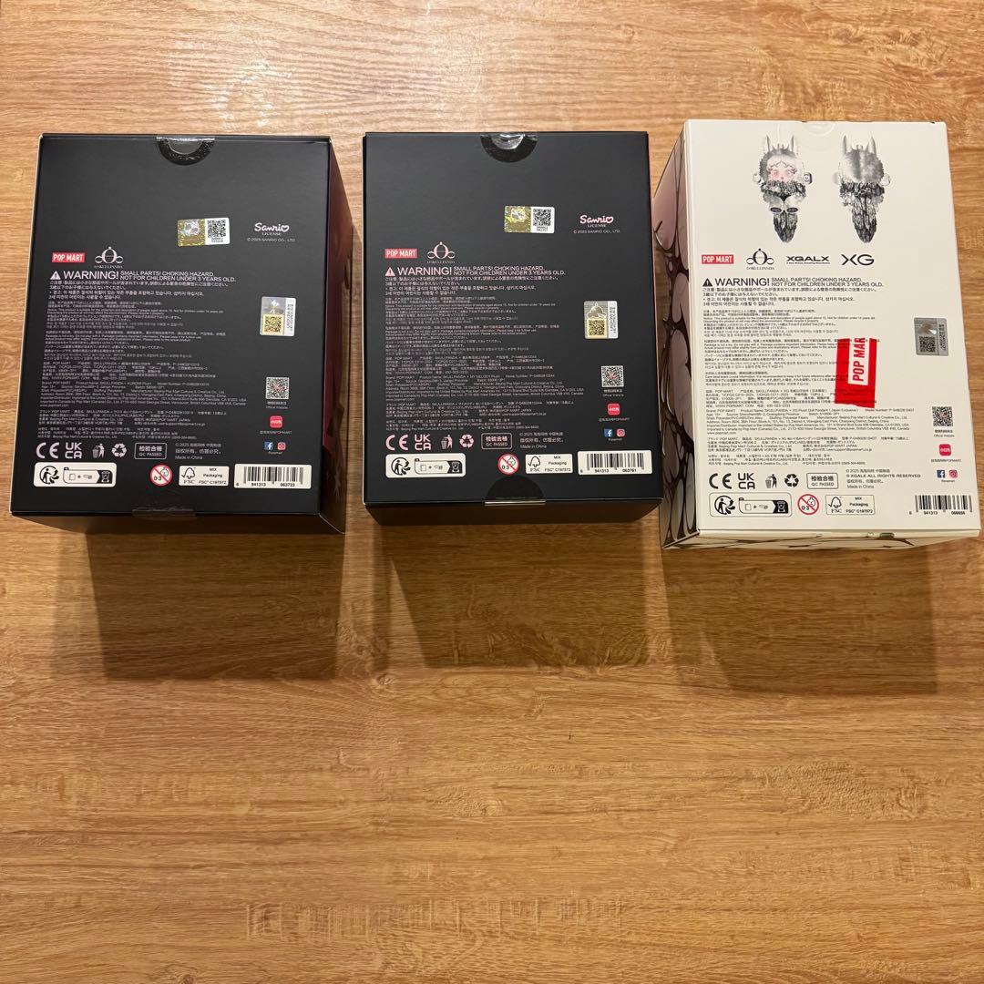 SKULLPANDA クロミ マイメロ XG ポップマート スカルパンダ 3種