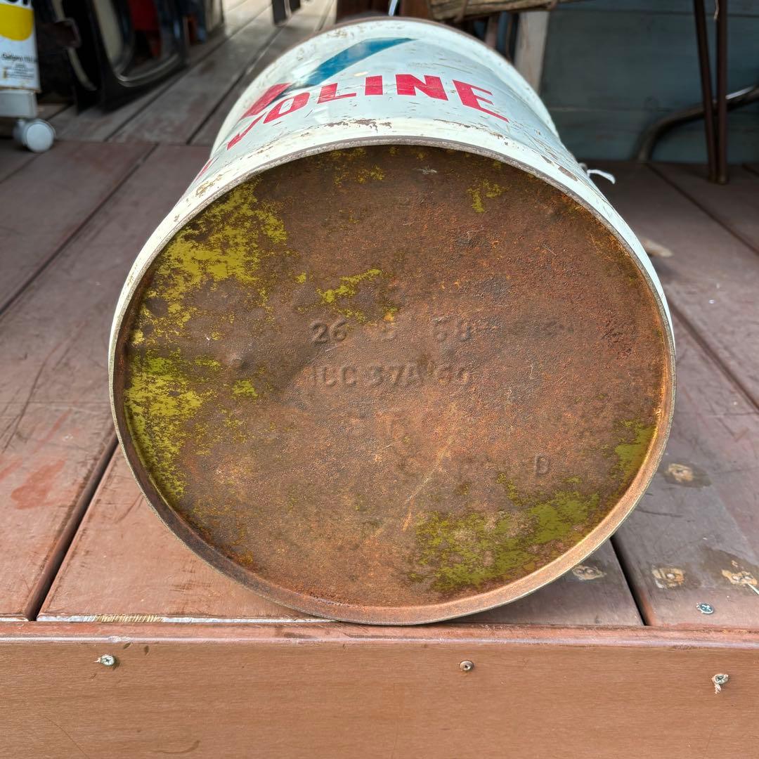 USA VINTAGE 1960s VALVOLINE 5ガロン缶