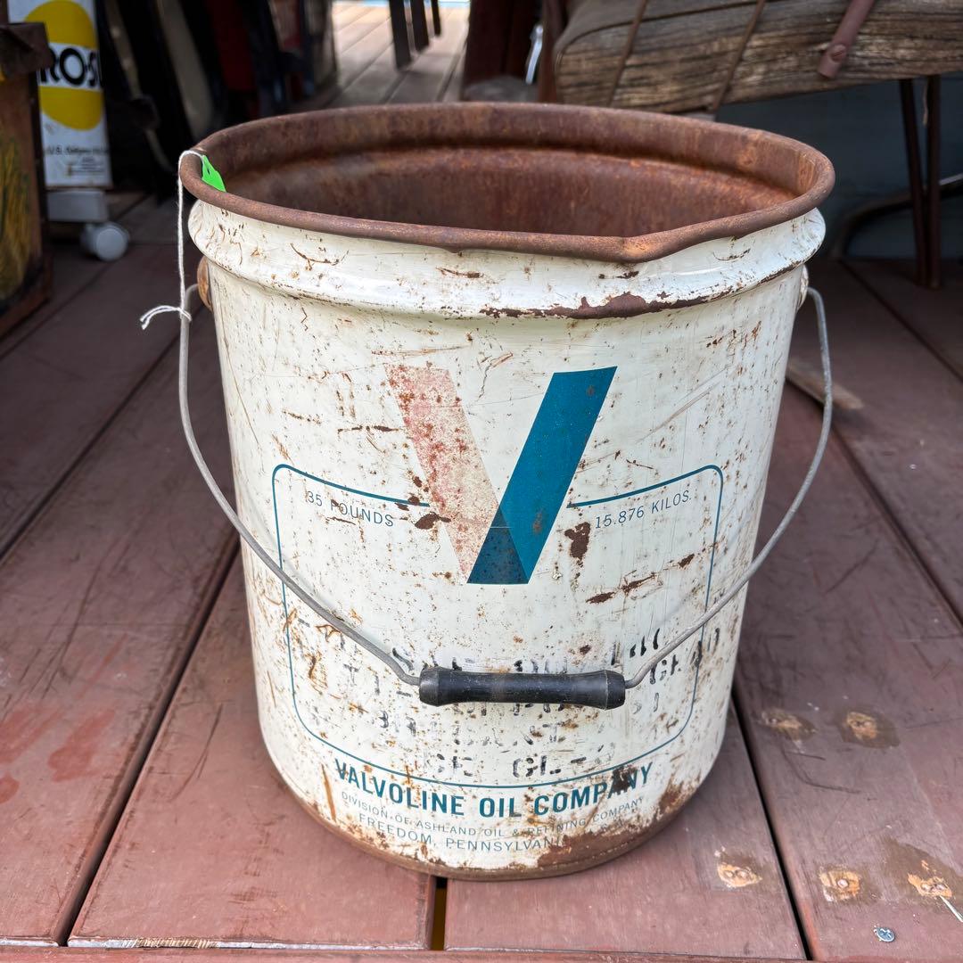 USA VINTAGE 1960s VALVOLINE 5ガロン缶
