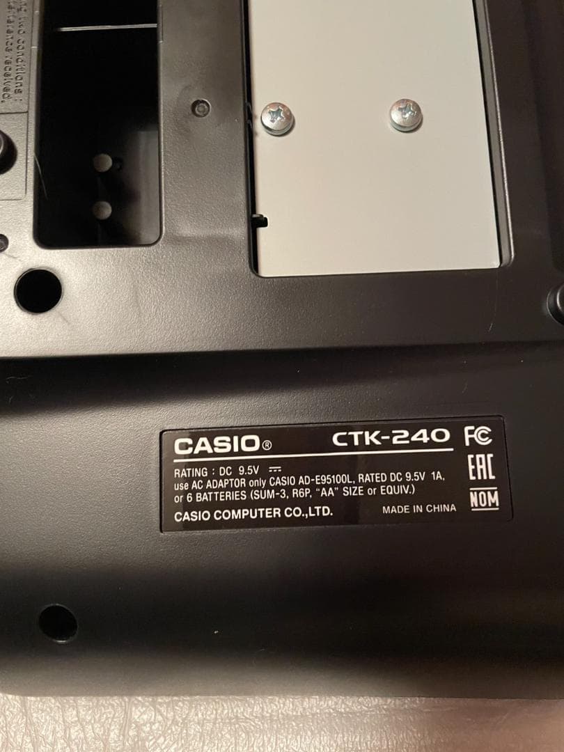 CASIO CTK-240 電子オルガン 61鍵