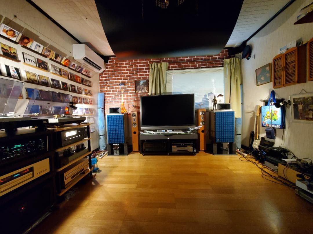 【KAZU】高級天然黒御影石 オーディオボード●特注 上り框　2点　送料込