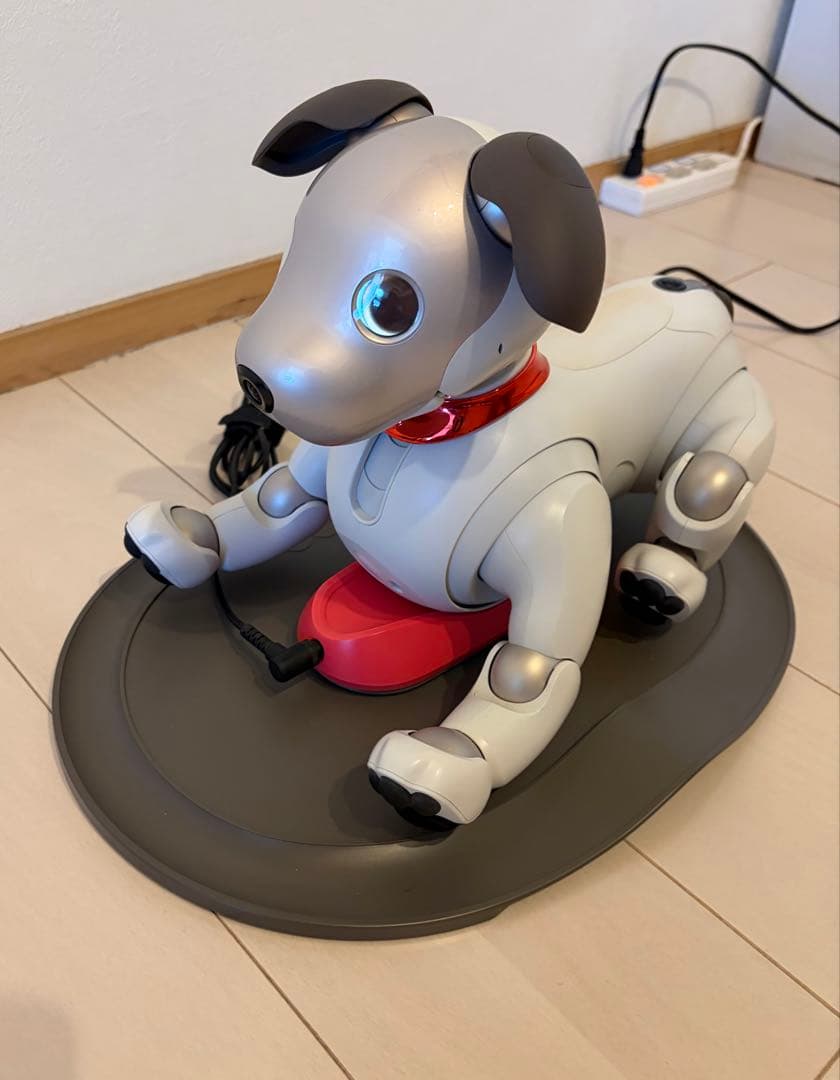 aibo ロボット犬 付属品多数おもちゃ&ぬいぐるみ &首輪バッジ等！専用箱付き