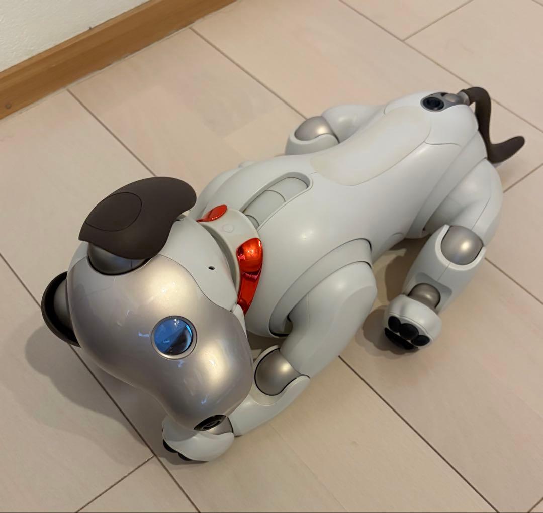 aibo ロボット犬 付属品多数おもちゃ&ぬいぐるみ &首輪バッジ等！専用箱付き