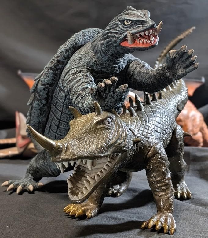 昭和ガメラ＆対戦怪獣（エクスプラス）ソフビフィギュア５体セット