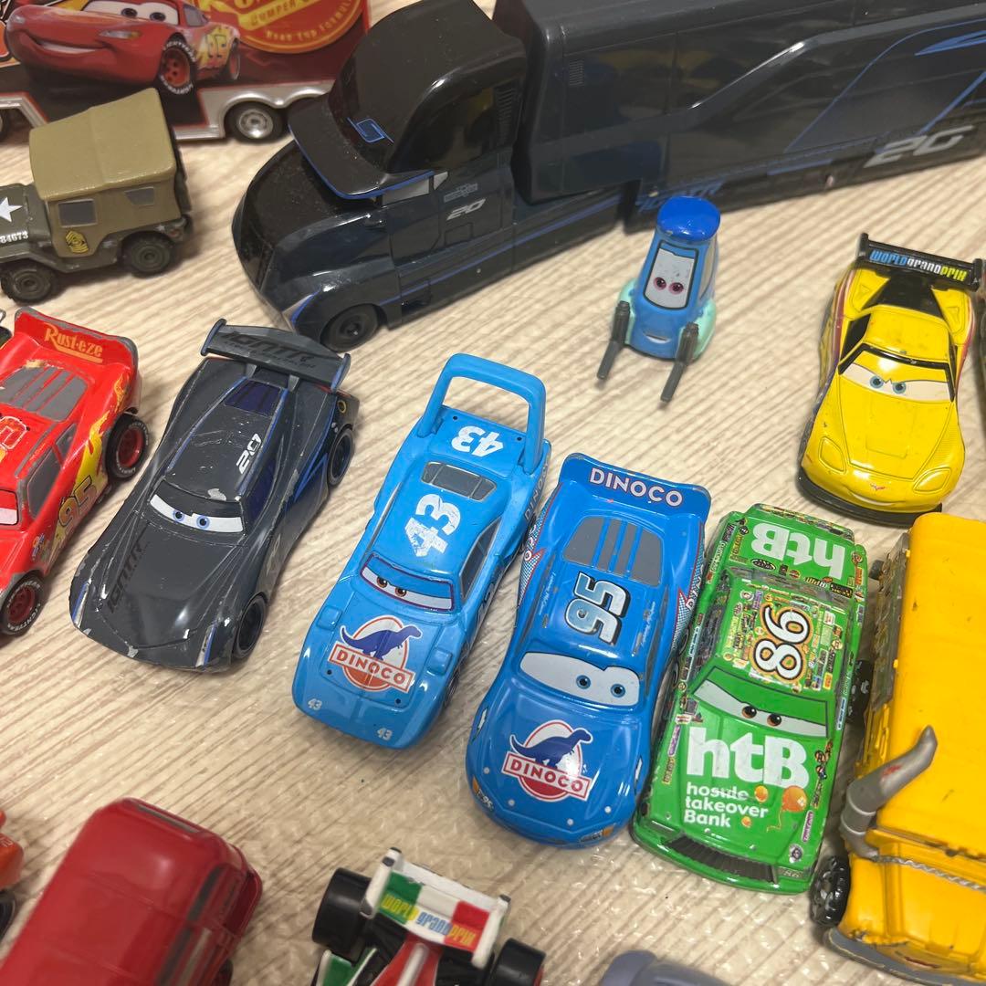 廃盤多数！カーズ ミニカー 39台セット トレーラー付き