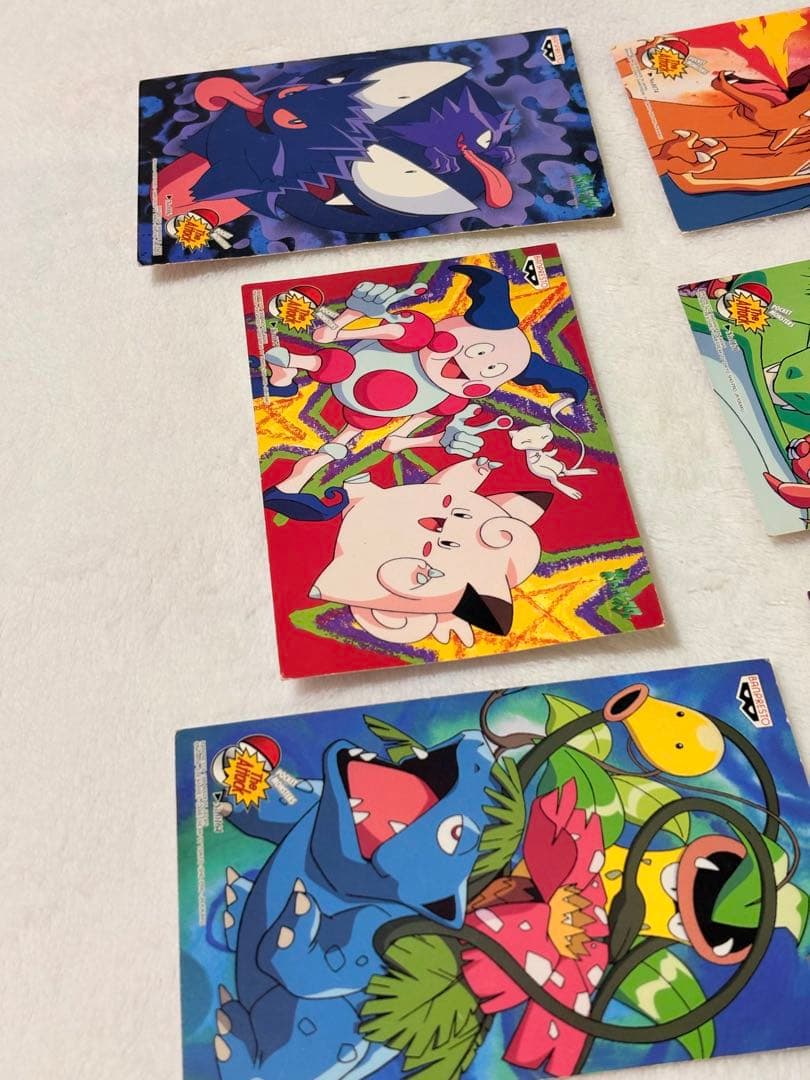 【希少】1999年 初代ポケモン アニメ ポストカード 6枚セット