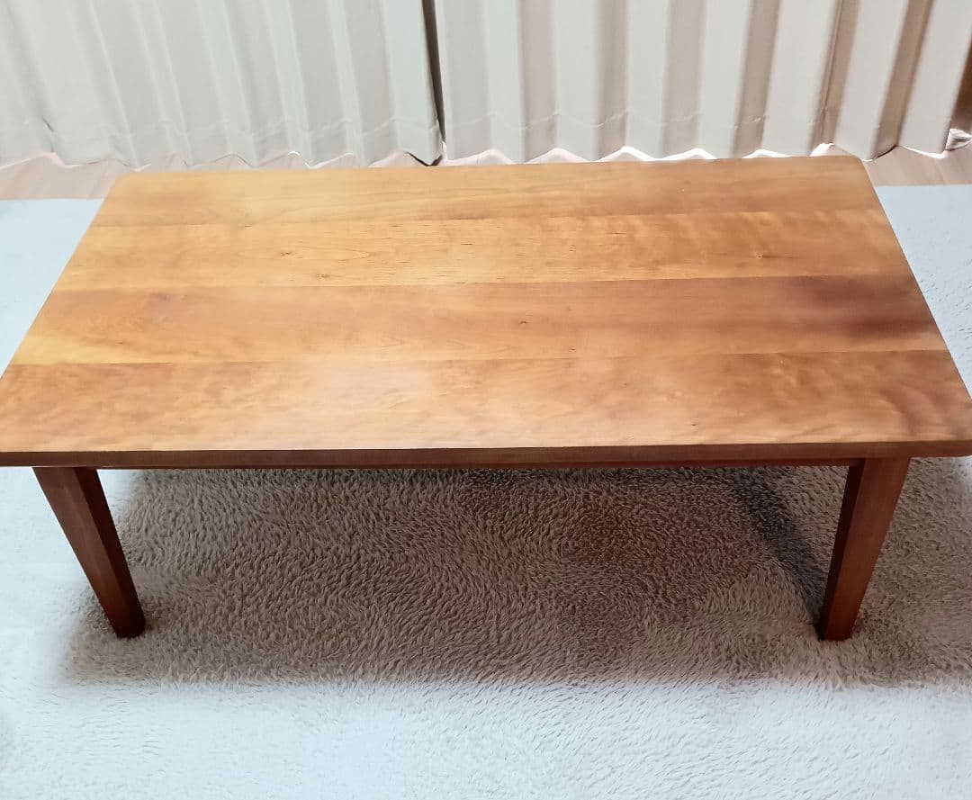 ローテーブル　ブラックチェリー