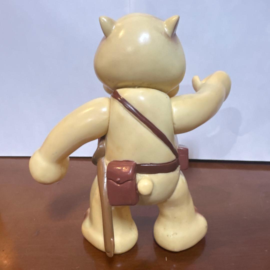 のらくろ ソフビ ⑤ ブル連隊長 難有 マルサンビンテージ　コレクター手放品