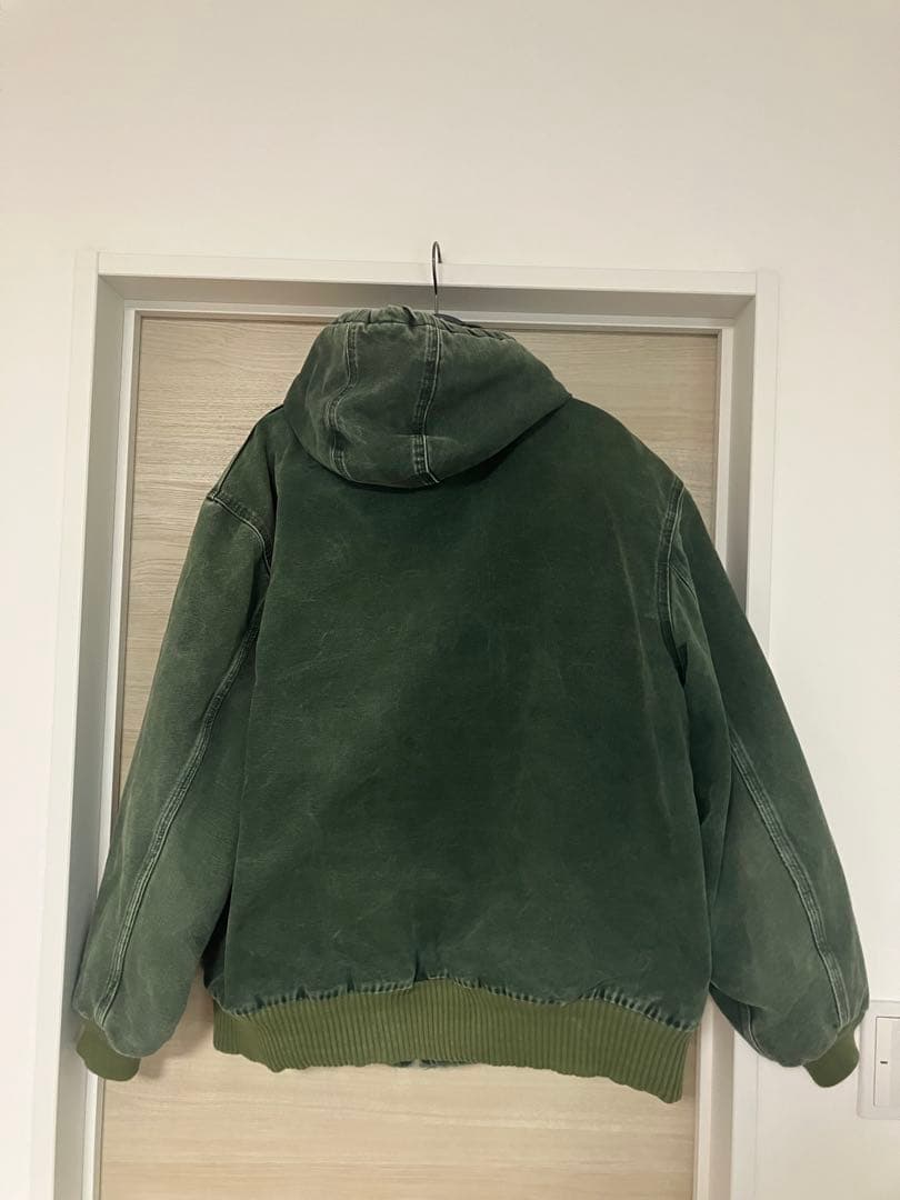 Carhartt アクティブジャケット　グリーンSPCレアカラー