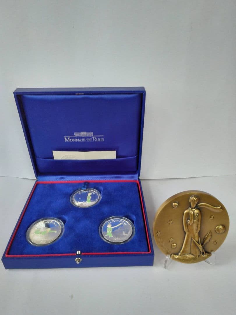 SALE✧星の王子さまフランス版発行60周年記念（銀貨）銅メダルセット✧