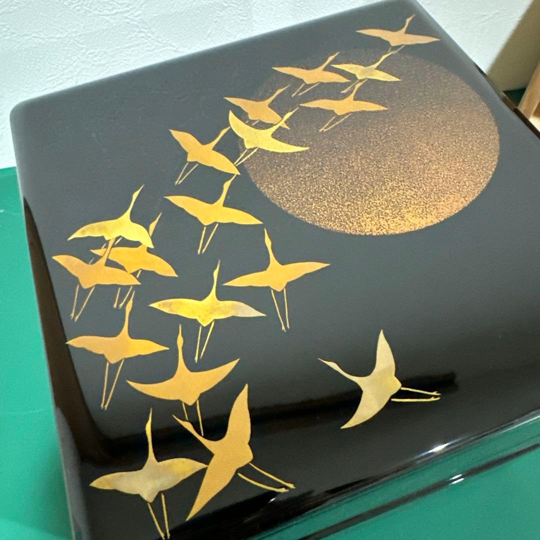 象彦　三段重　お重　重箱　正月　鶴