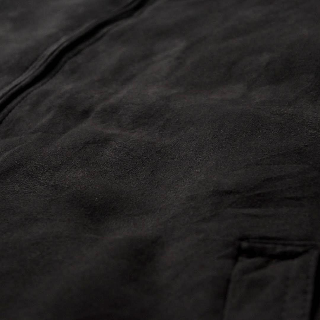 u*d様 Croft&Barrow　スエードタッチ　スイングジャケット　ブラック
