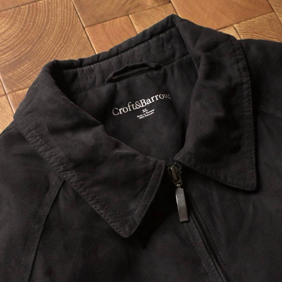 u*d様 Croft&Barrow　スエードタッチ　スイングジャケット　ブラック