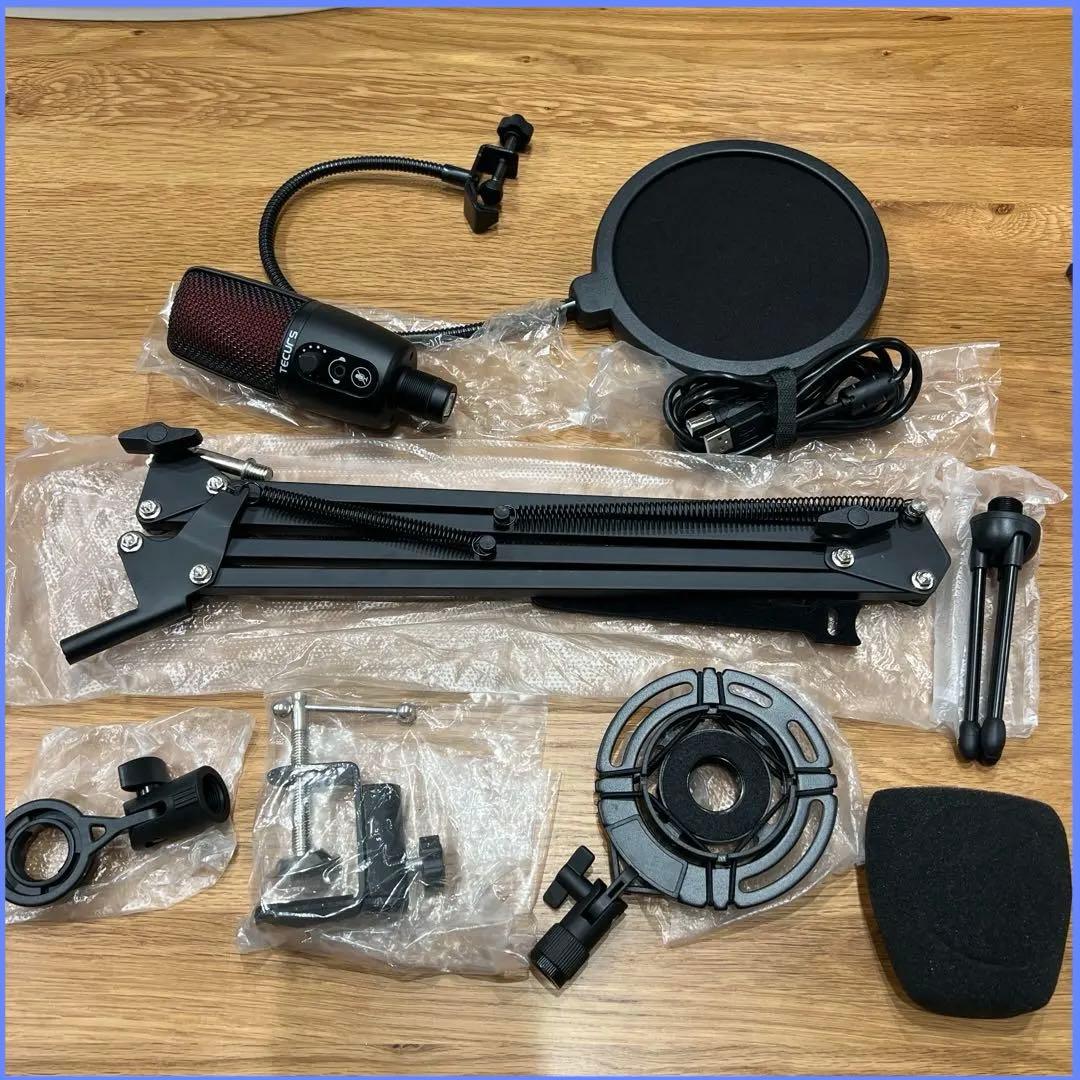 マイク 録音用 ノイズキャンセリング YouTube レコーディング ASMR