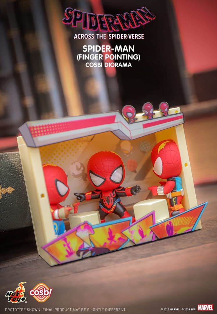 ホットトイズ　コスビコレクション　スパイダーマン 6体入り