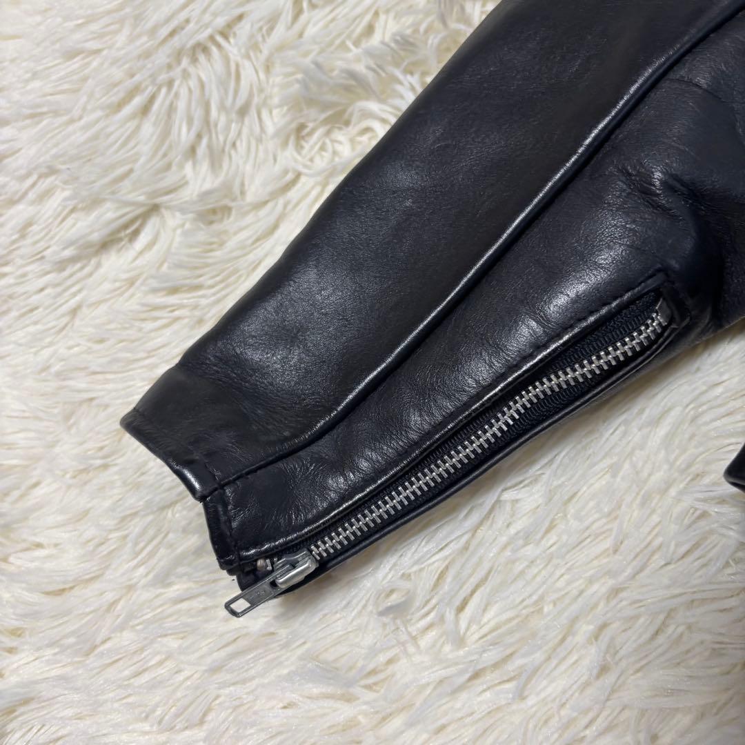 人気✨schott 641E レザージャケット　シングルライダース　本革　38