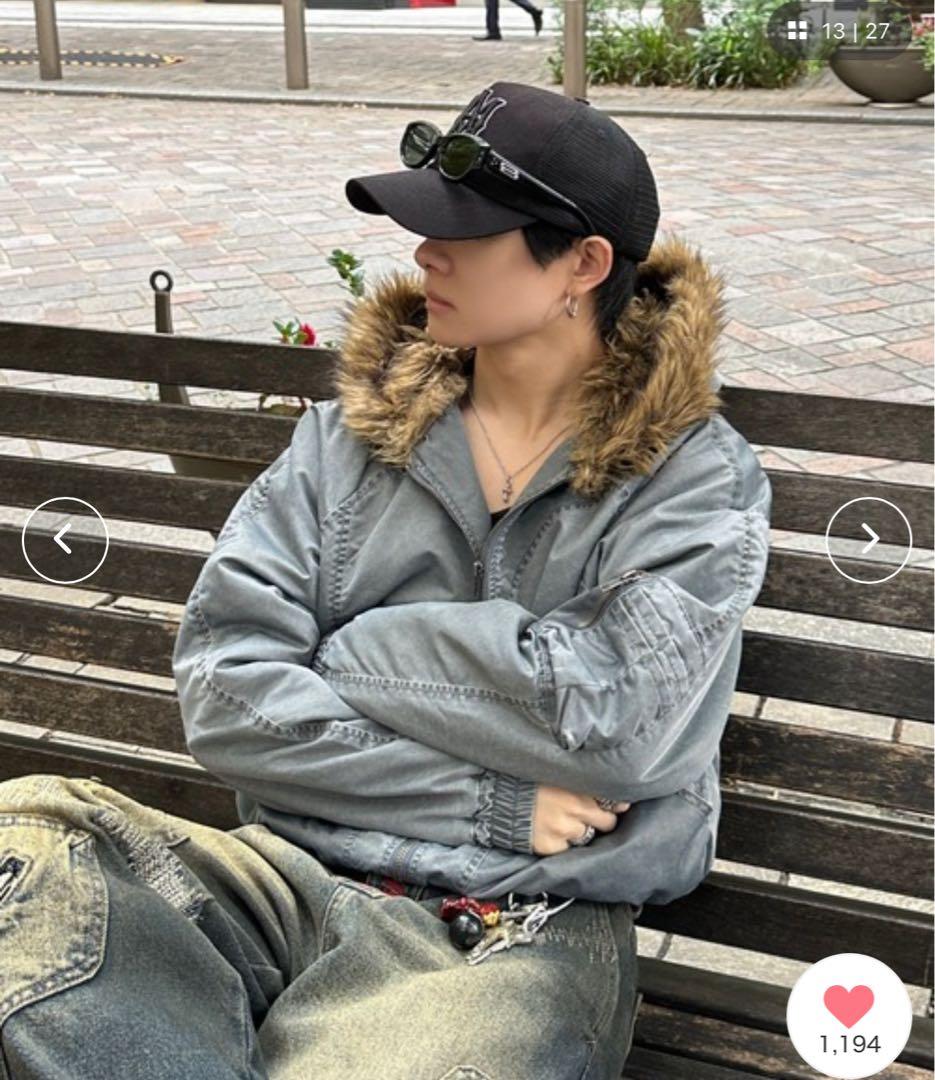 vintage ヴィンテージメイクショートファージャケット