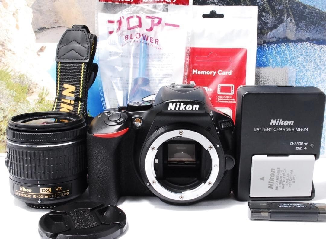 Wi-Fi搭載✨高画質一眼 Nikon D5600 動作◎ 人気 軽量 即使用可