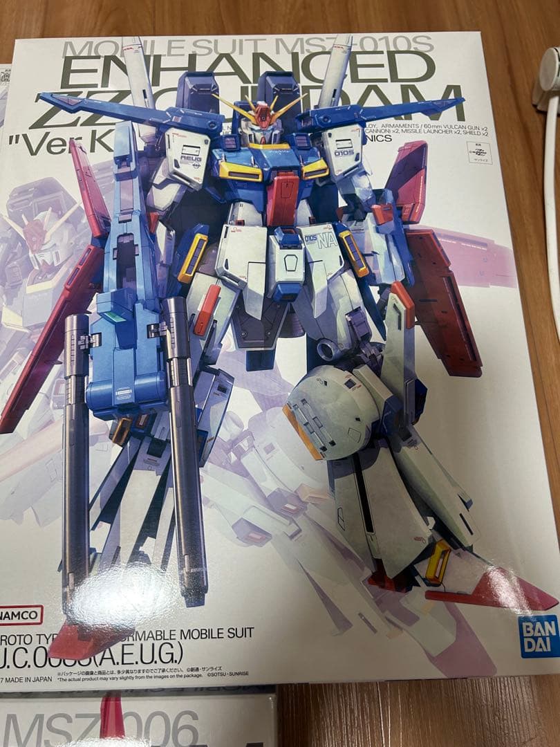 MG　ゼータ、強化型ダブル、νガンダムver.ka