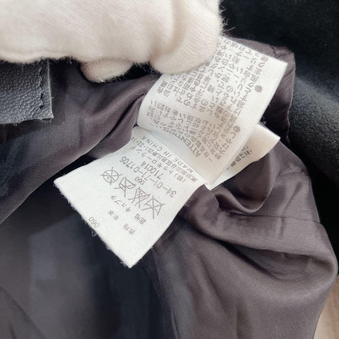 Edition ラムレザーのライダースジャケット　ブラック　革ジャン　羊革