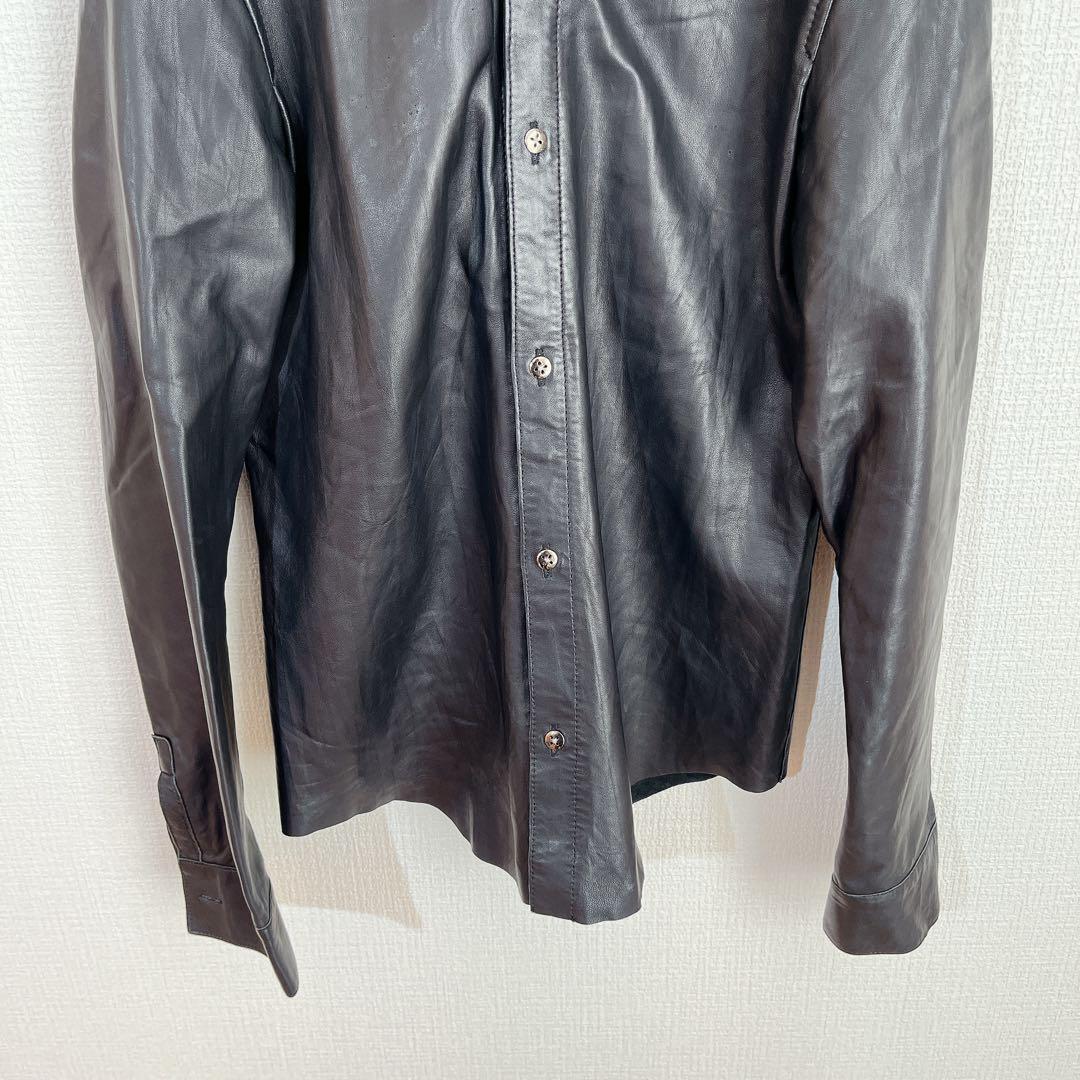 Edition ラムレザーのライダースジャケット　ブラック　革ジャン　羊革