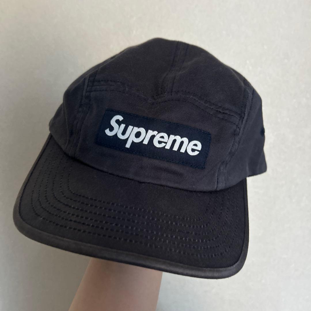 値下げしました！Supreme ネイビーキャップ
