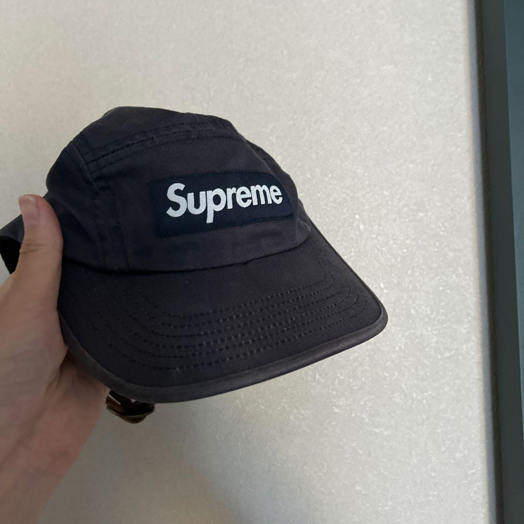 値下げしました！Supreme ネイビーキャップ