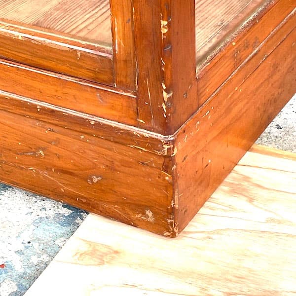 関西限定　送料別　ビンテージ家具　ショーケース　ガラスキャビネット　飾り棚