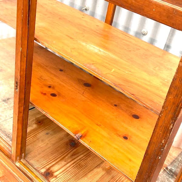 関西限定　送料別　ビンテージ家具　ショーケース　ガラスキャビネット　飾り棚