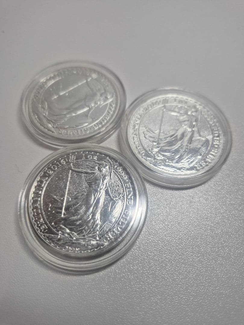 ブリタニア　銀貨　2016年