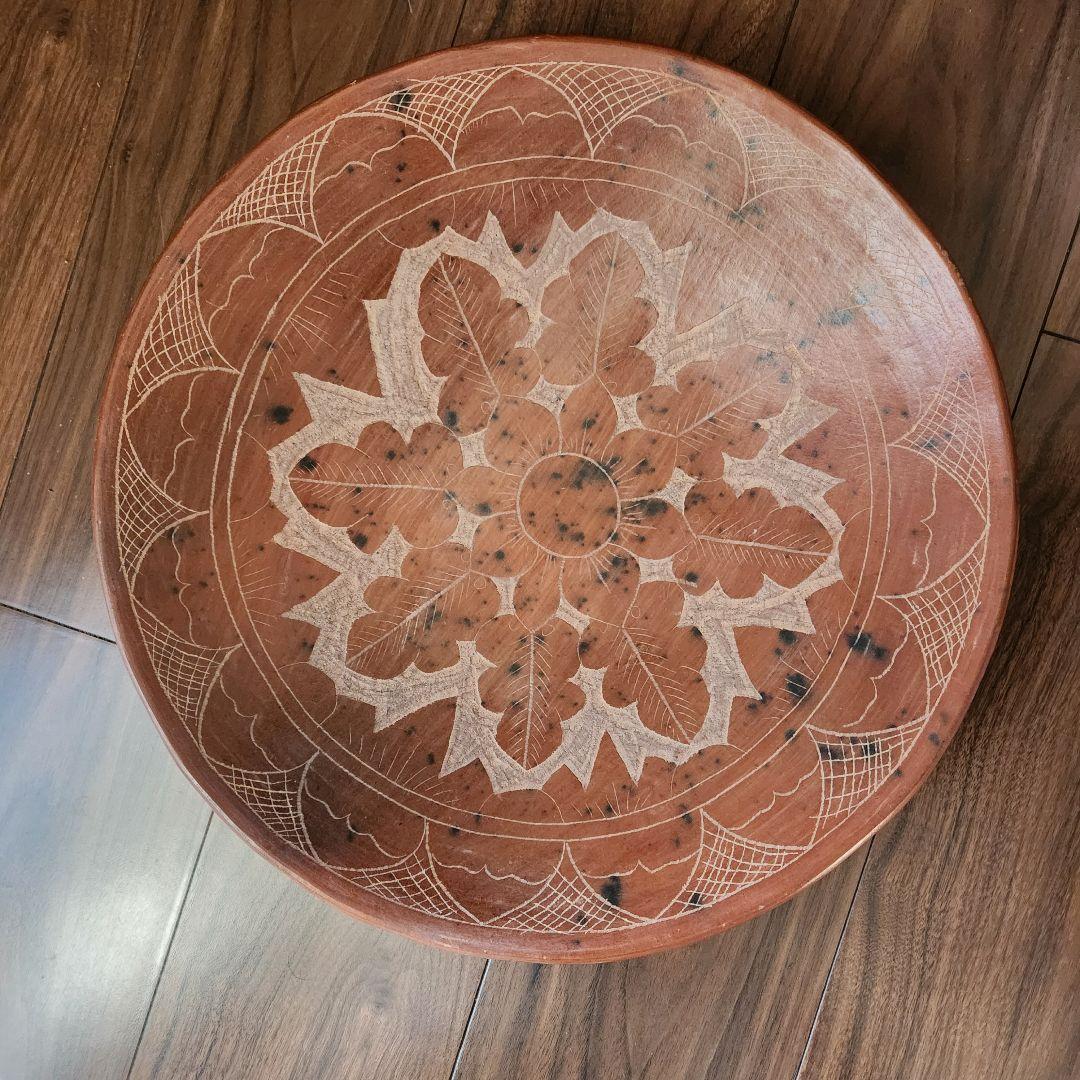 インドネシア　バリ島　ロンボク焼　４枚セット