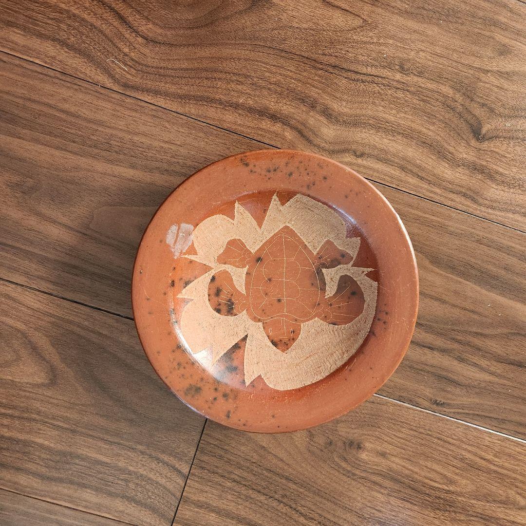 インドネシア　バリ島　ロンボク焼　４枚セット